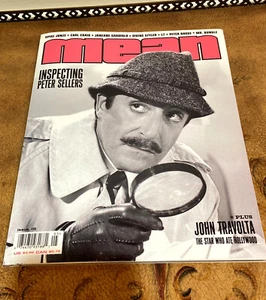 Rare MEAN MAGAZINE #5  OOP POP CULTURE PUBLICATION  Peter Sellers John Travolta - Picture 1 of 5