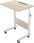 sogesfurniture 60 * 40cm Adjustable Height Laptop Table with Tablet Slot, Mobil