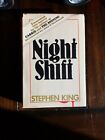 Vintage NIGHT SHIFT par Stephen King (1978 couverture rigide avec veste poussière) double jour