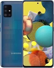 Samsung Galaxy A51 5G A516V Spectrum Only 128GB Blue Good Light Burn