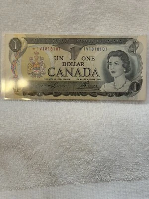 1973 Canada RARE $1 Star Note IV1818 - Image 1 of 3