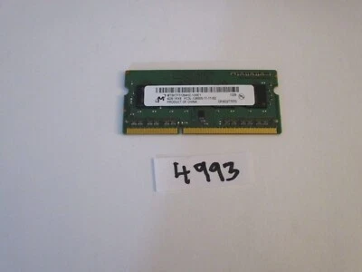 Micron 4Gb 1600Mhz PC3L-12800 low voltage DDR3 SODIMM laptop memory RAM (4993) - Image 1 of 2