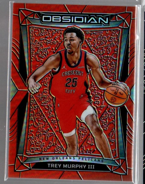 2023-24 Panini Obsidian Electric Etch Orange Flood #189 Trey Murphy III /99 - Image 1 of 1