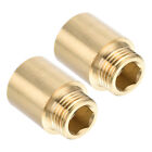 Shower Head Extension Arm, 2 Pack Brass G1/2 Male to Female 36mm