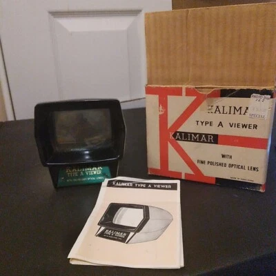 DE COLECCIÓN KALIMAR TIPO A VISOR DIAPOSITIVA A COLOR con LENTE ÓPTICA FINA PULIDA con CAJA ORIGINAL Foto 1 de 4