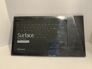 Microsoft Surface Touch Cover 2 w/ Backlighting Charcoal N3W-00001  (LA050321) - Picture 1 of 4