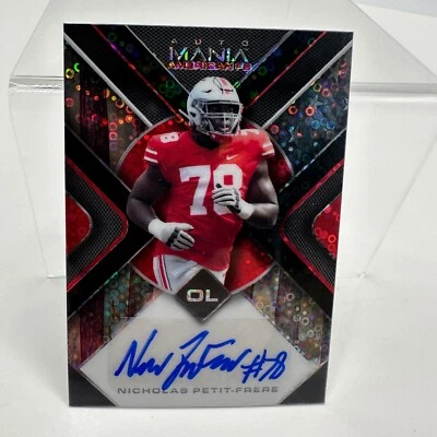 Nicholas Petit-Frere 2022 Wild Card Auto Mania American RC Ohio Buckeyes 10/10 - Image 1 of 4