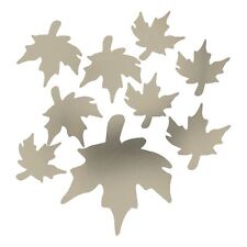 (Gold)DIY Wall Stickers Maple Leaf Shape PVC Decals 3‑Dimensional Home Wall