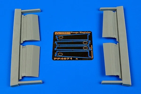 AIRES HOBBY MODELS 4671 - FOUGA MAGISTER FLAPS OPENED (AMK) - 1/48 RESIN KIT - Immagine 1 di 3