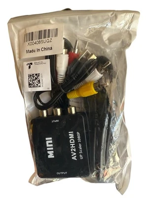 Cooligg RCA to HDMI Female Converter Composite CBS Video Adapter - AV2HDMI - Image 1 of 3