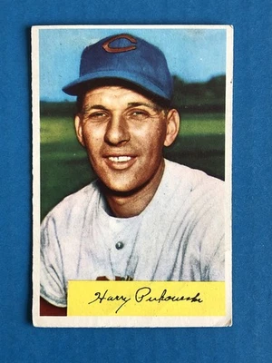 1954 Bowman - Harry Perkowski #44 (crease) - Image 1 of 4