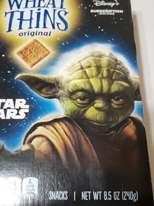 NEW LIMITED EDITION STAR WARS WHEAT THINS YODA ORIGINAL CRACKERS 8.5oz EXP 10/29 - Picture 1 of 7