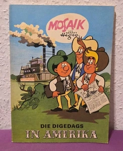 DDR MOSAIK BUCH -DIE DIGEDAGS IN AMERIKA- 1.Paperback Aufl.1982 OSTALGIE VINTAGE - Bild 1 von 9