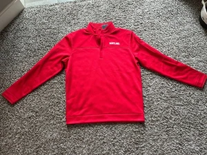 NWT - Mens Under Armour Maryland Terrapins Storm SweaterFleece Half Zip Pullover - Picture 1 of 8