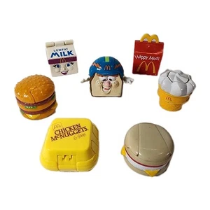 Vintage McDonalds Changeables Transformers Happy Meal Dinos Spielzeug 7 Stück selten - Bild 1 von 9