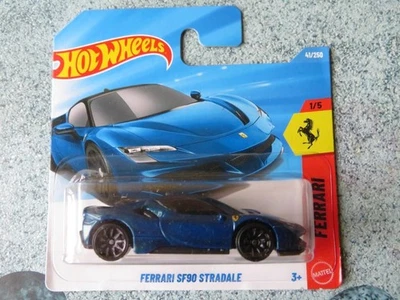 Hot Wheels H6B 041 FERRARI SF90 STRADALE blue 2026 041/250 CaseB - Image 1 of 2