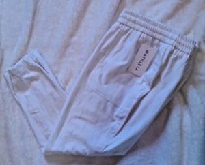 New ATHLETA Size 22 Printed FARALLON JOGGER Pull On Elastic Drawstring Waist - Picture 1 of 8