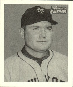 2001 Bowman Heritage 1948 Reprints New York Giants Baseball Card #2 Johnny Mize 