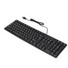 Arabic Keyboard 104 Keys Usb Interface Wired Design Black Abs Material Offic Gdb