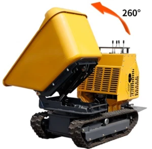 FREE SHIP 13.5HP Power Mini Tracked Dumper TRACK WHEELBARROW LOADER Petrol - Picture 1 of 24