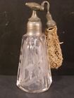 19 c Intaglio DEEP Cut Crystal Engraved Carved MOSER Glass Perfume Scent Bottle~