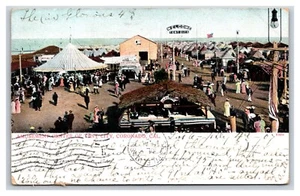 Vergnügungszentrum Zelt Stadt Coronado Kalifornien CA DB Postkarte U14 - Bild 1 von 2