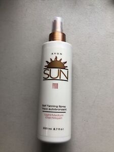 Avon Sun Self Tanning Spray Light/Medium 6.7 New old Stock