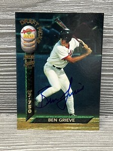 1994 Signature Rookies Draft Picks Signatures #3  Ben Grieve 4906 of 7750