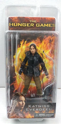 New Sealed The Hunger Games Katniss Everdeen Jennifer Lawrence 7" Figure 1st Cover