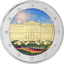 2 Euro Gedenkmünze Deutschland 2019 - Bundesrat (D) - coloriert Farbe Color