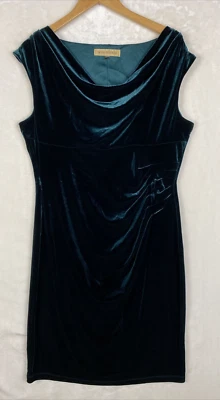 Nipon бутик бархата платье женщин 12 зеленый коктейльное вечеринки праздник романтический гот - Изображение 1 из 4