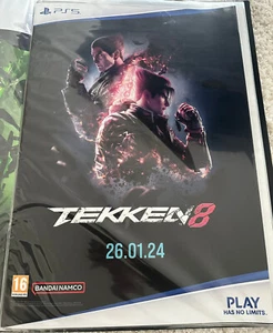 Tekken 8 RARE PS5 42cm x 59cm Promotional Poster - Picture 1 of 1