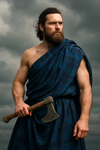 Scottish Great kilt Men's Outlander Vintage Wool in 40+ Tartans - Picture 1 of 7