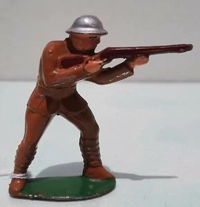 AMERICAN METAL TOYS HOLLOW CAST LEAD AM29 AMERICAN STANDING FIRING RIFLE 99%+ - Afbeelding 1 van 2