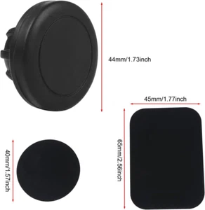 2er Pack Magnet Handyhalter Halterung Magnet und Metallplatte mit 17mm Kugelverbindung... - Bild 1 von 12