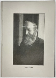 Retired Outlaw Photograph, c. 1910s, Chris Evans, Train Robbery, Murder, Repro. - Picture 1 of 2