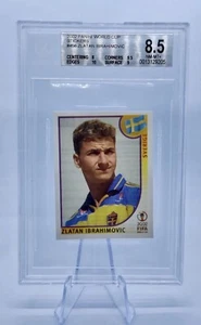 Zlatan Ibrahimovic 2002 FIFA World Cup Panini Rookie RC Sticker #456 BGS 8.5 - Picture 1 of 4