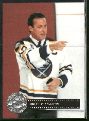 1991-92 Pro Set Platinum Jim Kelly #293 Buffalo Sabres - Image 1 of 2