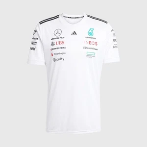 Mercedes-AMG Petronas F1 2025 Team T-Shirt Adidas White - Bild 1 von 5
