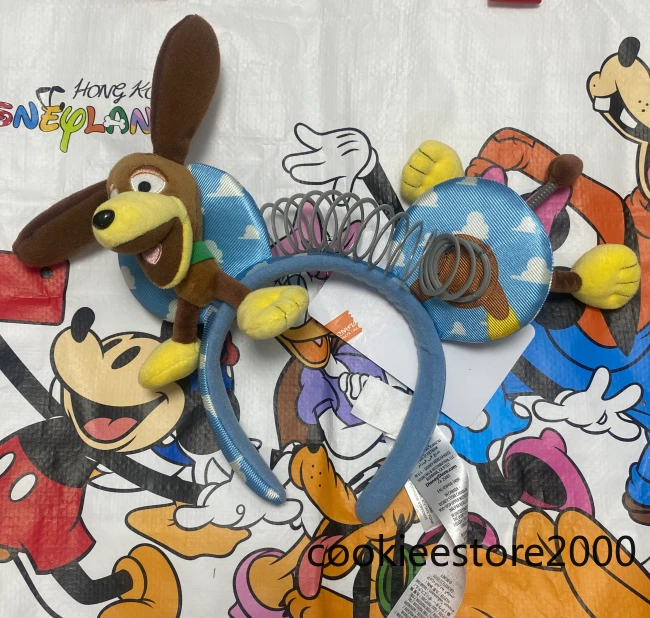 Auténtica Diadema Oreja Azul Perro Slinky Toy Story Parques Disneyland Nueva Foto 1 de 1