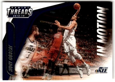Rudy Gobert 2018-19 Panini Threads In Motion #6 Utah Jazz - Image 1 of 2