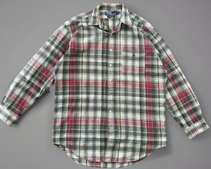 Vintage Polo Ralph Lauren Lowell Sport 100% Cotton Button Up Shirt Mens Sz M 90s - Picture 1 of 10