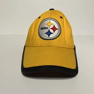 2000s Pittsburgh Steelers NFL Yellow Black Adjustable Hat - Picture 1 of 7