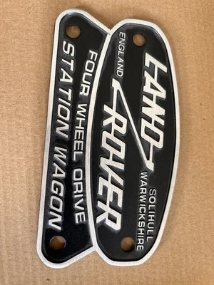 Badge logo embleme grille calandre land rover serie DEFENDER 90 110 130 - Photo 1/3