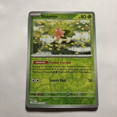 Reverse Holo Shaymin 010/182 Uncommon SV10: Destined Rivals - Image 1 of 2