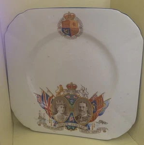 King George v Queen Mary Silver Jubilee Small Plate. See Pics. - Picture 1 of 6