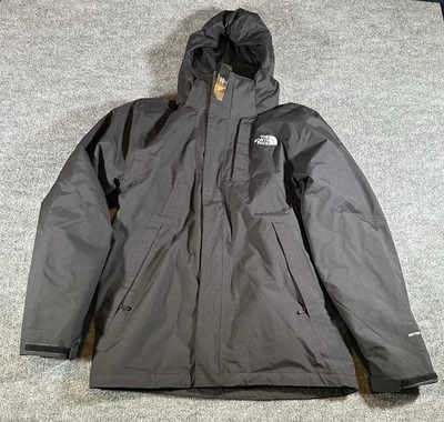 The North Face TNF Men's Carto Triclimate 3 in 1 Jacket Coat Black Size S - Image 1 of 4