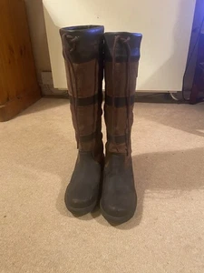 COUNTRY LEATHER RIDING BOOTS KTY Equestrian Ladies Waterproof Wide SALE cheap - Picture 1 of 3