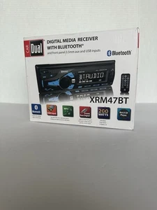 Receptor de audio para automóvil doble XRM47BT medios Bluetooth USB AUX y NUEVO-CAJA ABIERTA - Imagen 1 de 10