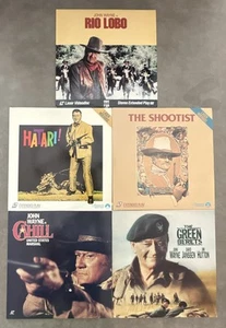 LD Lot - 5 John Wayne Laserdisc - Hatari Cahill Shootist Green Berets & Rio Lobo - Bild 1 von 2